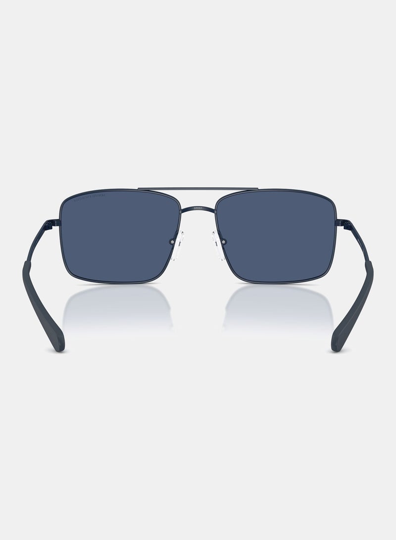 Armani Exchange Full Rim Square Sunglasses 2054S, 57, 6099, 80 - Image 3